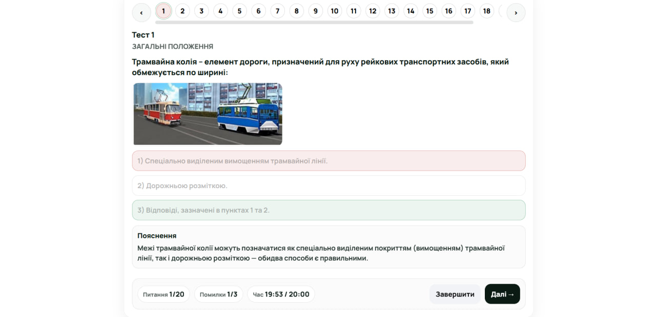 Тести та пояснення